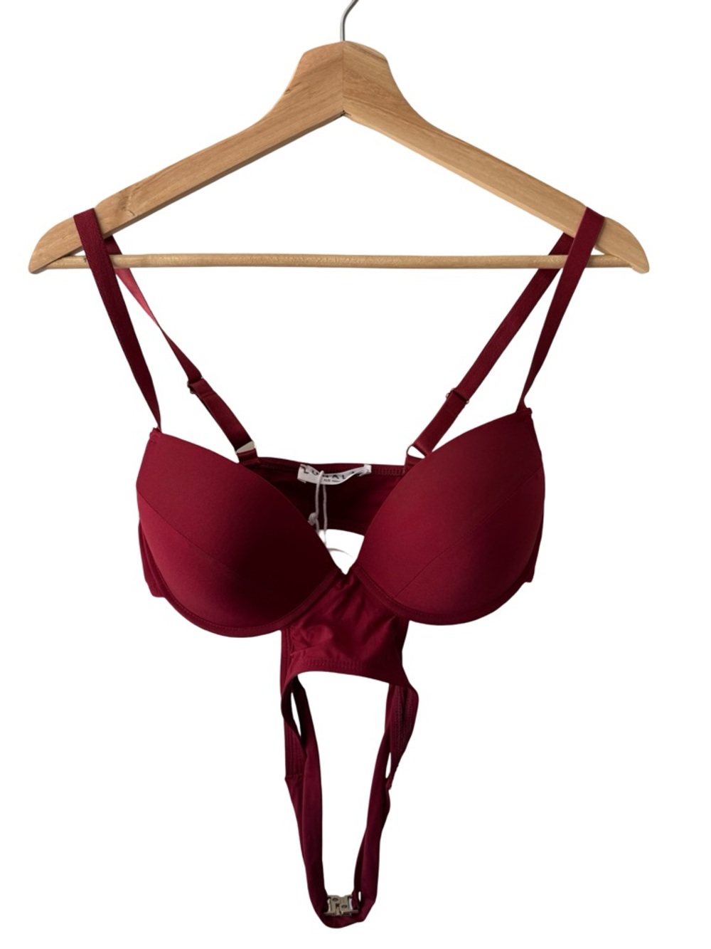 Lunalae Alice Pole Top in Wine